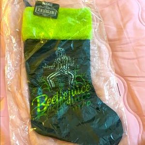 Beetle juice Christmas stocking brand new